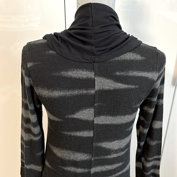 KENSIE Slouchy Long Sleeve Dress Cowl Neck Oversized Pocket, Size L - Picture 6 of 7